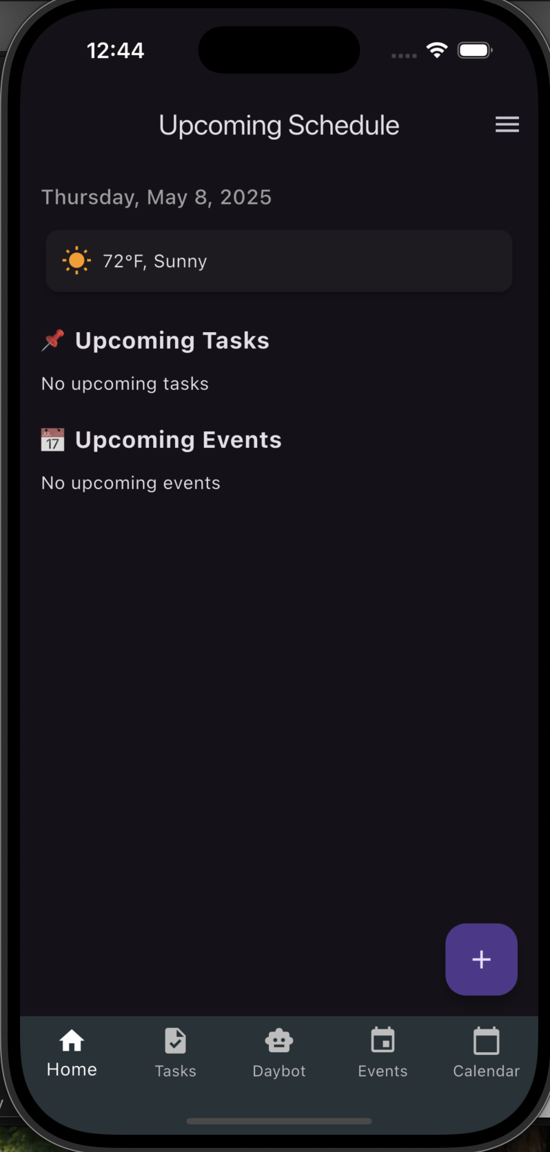 DayPilot App Screenshot